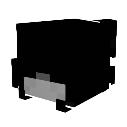 Tilmaan Minecraft avatar head, 3D render
