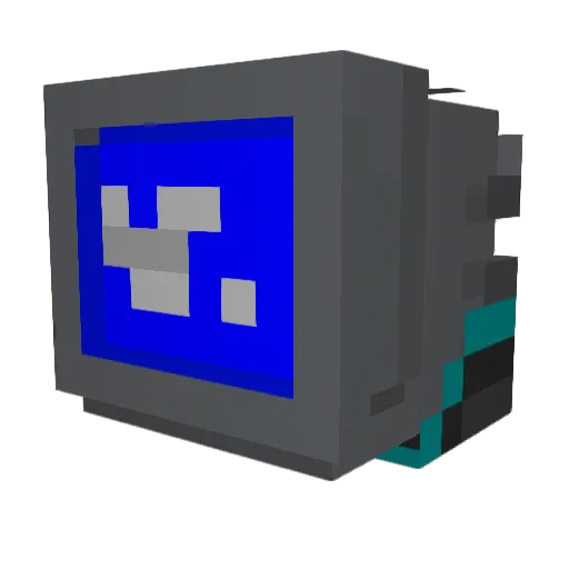 TiltControlsABK Minecraft avatar head, 3D render