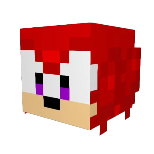 Tim06062013 Minecraft avatar head, 3D render