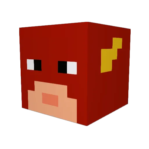 Tim1260 Minecraft avatar head, 3D render
