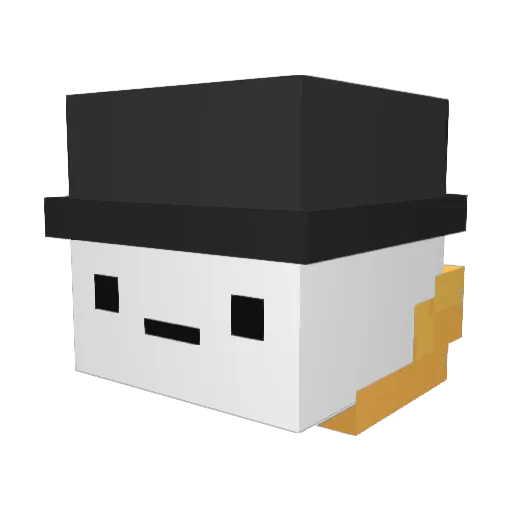 Tim1_Minecraft Minecraft avatar head, 3D render