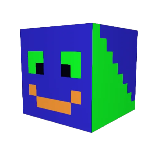 Tim2184 Minecraft avatar head, 3D render