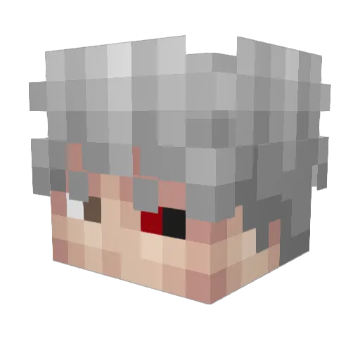 Tim9524 Minecraft avatar head, 3D render