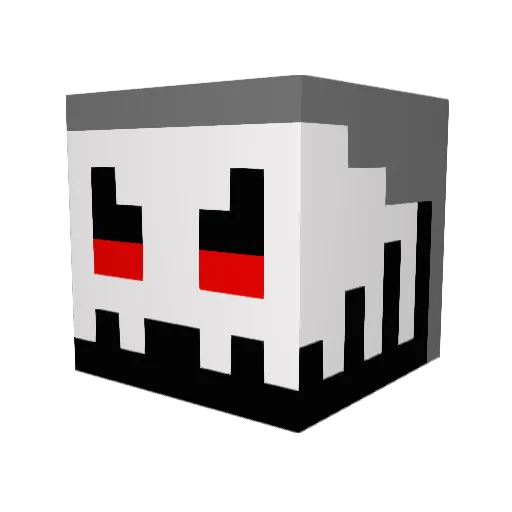 TimAarts Minecraft avatar head, 3D render