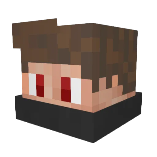 TimCraft512 Minecraft avatar head, 3D render