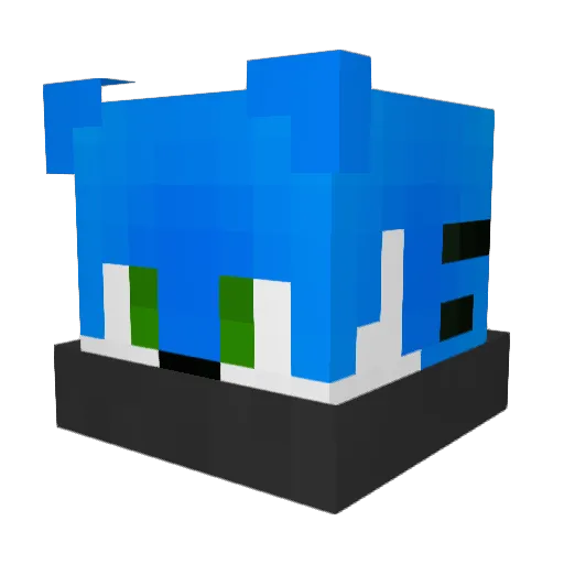 TimGamerHD Minecraft avatar head, 3D render
