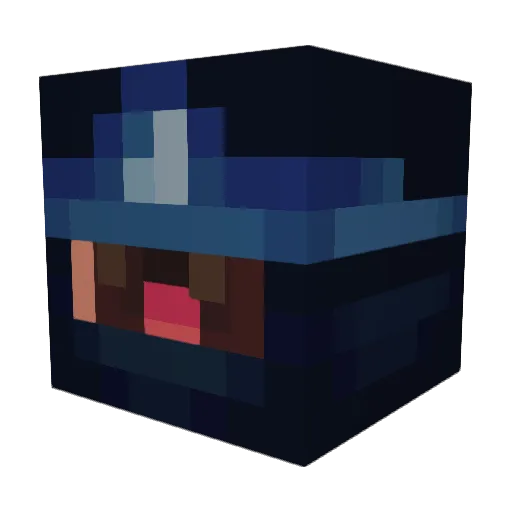 TimHatA1ds Minecraft avatar head, 3D render