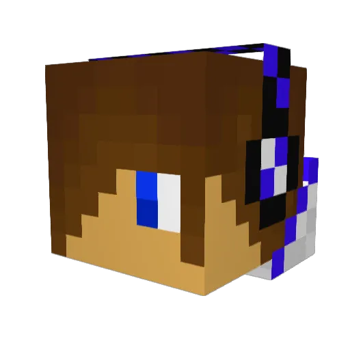 TimMR42 Minecraft avatar head, 3D render
