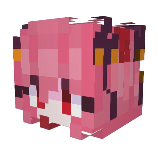 TimOG_2013 Minecraft avatar head, 3D render