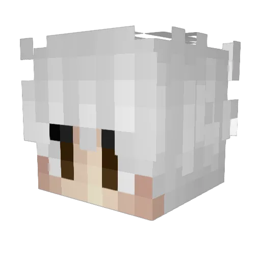 TimOnLauncher Minecraft avatar head, 3D render