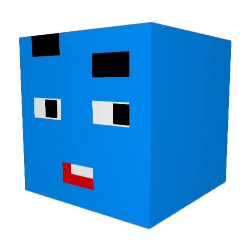 TimOnStokbrood Minecraft avatar head, 3D render