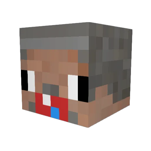 TimProGamer3107 Minecraft avatar head, 3D render
