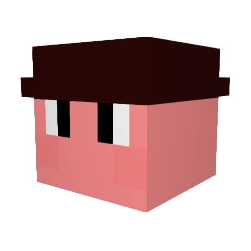 TimTap Minecraft avatar head, 3D render
