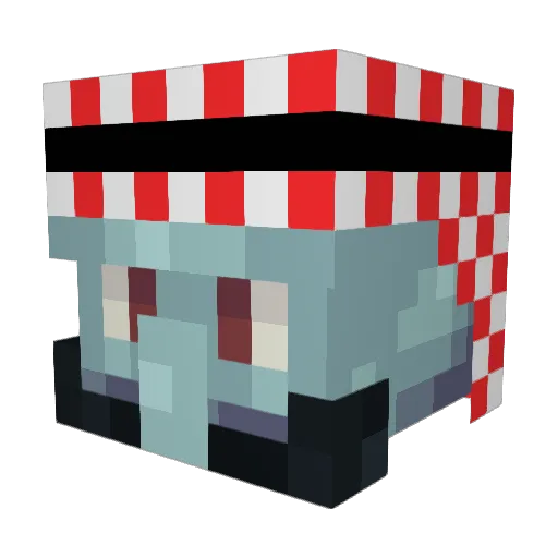 TimWellsBowHntr Minecraft avatar head, 3D render