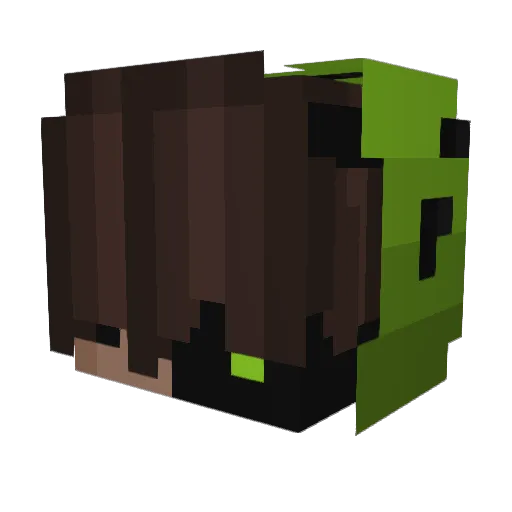 Tim_000 Minecraft avatar head, 3D render
