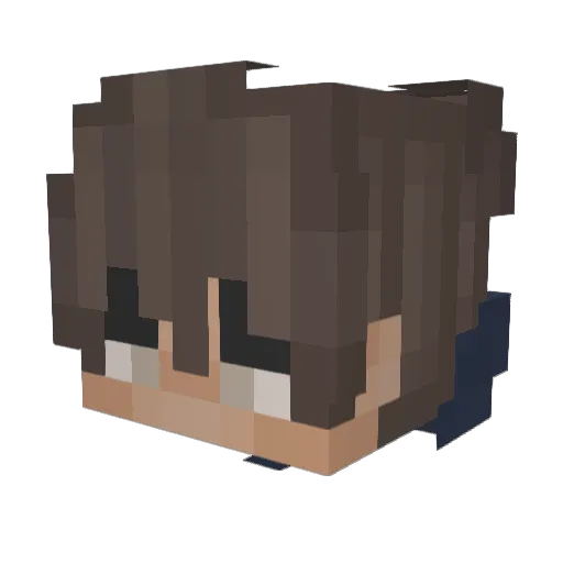 Tim_Ole_06 Minecraft avatar head, 3D render