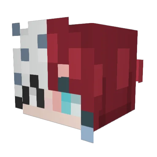 Tim_de_mim Minecraft avatar head, 3D render