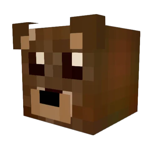 Tim_der_Baer Minecraft avatar head, 3D render
