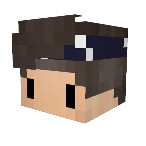 TimaGulin Minecraft avatar head, 3D render