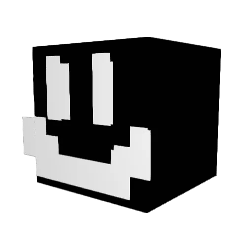 Timacer Minecraft avatar head, 3D render