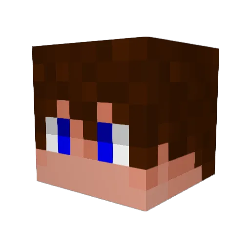 TimaticReturns Minecraft avatar head, 3D render