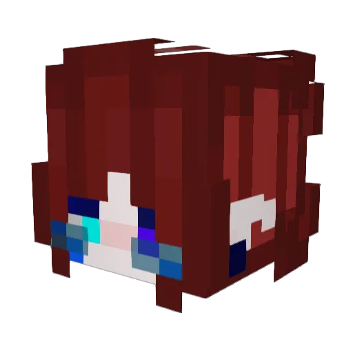 Timatoss Minecraft avatar head, 3D render