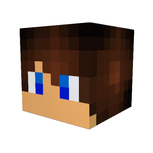 Timax_LP Minecraft avatar head, 3D render