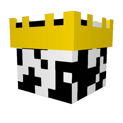 Timbaboe Minecraft avatar head, 3D render