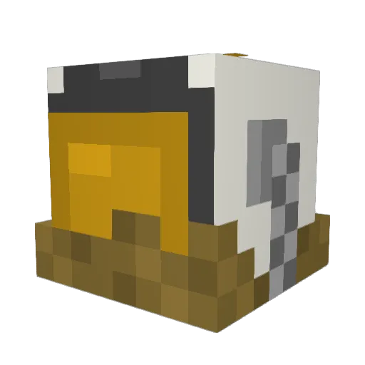 TimberHearthian Minecraft avatar head, 3D render