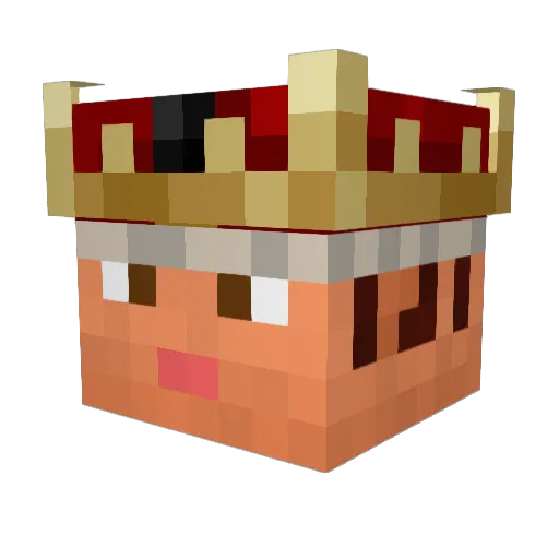 Timber_Troller Minecraft avatar head, 3D render