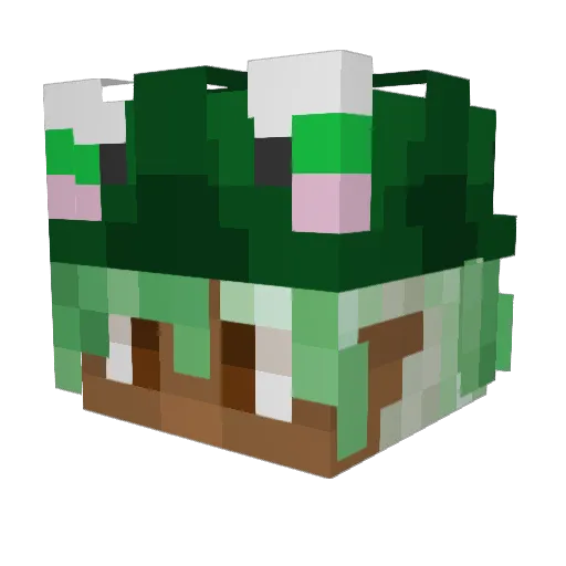 Timber_Wolfi Minecraft avatar head, 3D render