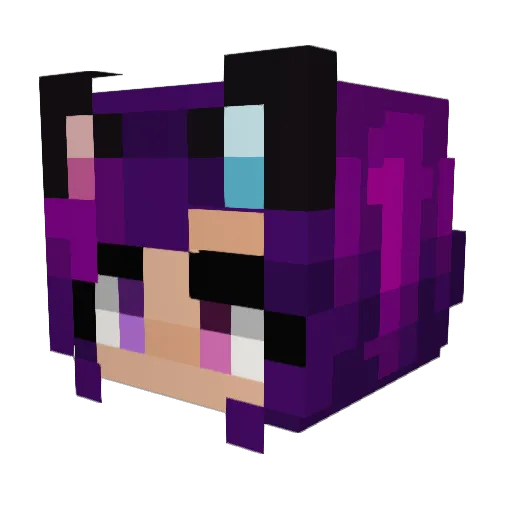 Timber_badger Minecraft avatar head, 3D render