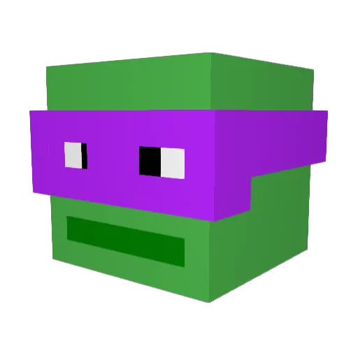 Timbo2402 Minecraft avatar head, 3D render
