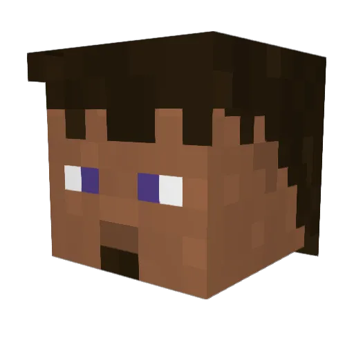 Timbo_1999 Minecraft avatar head, 3D render