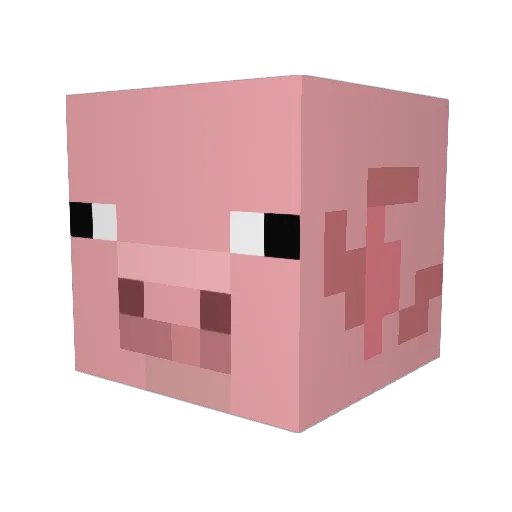 Timbolie Minecraft avatar head, 3D render