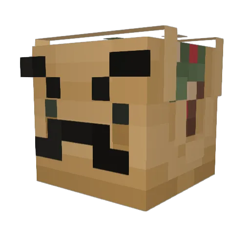 TimbourneTaco Minecraft avatar head, 3D render
