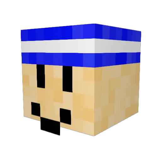 Timdeman321 Minecraft avatar head, 3D render