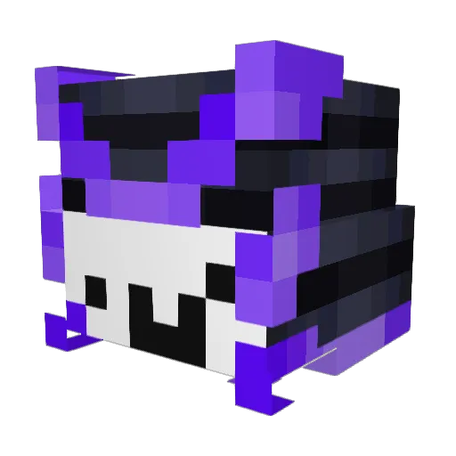 Time4Evasion Minecraft avatar head, 3D render