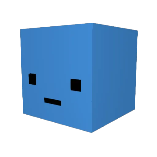 TimeBlades Minecraft avatar head, 3D render
