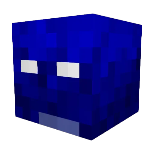 TimeDistorsion Minecraft avatar head, 3D render