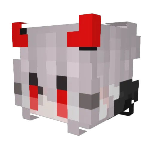 TimeFuzzBall160 Minecraft avatar head, 3D render