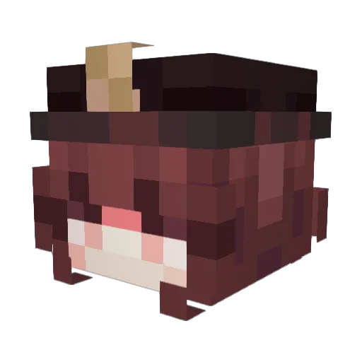 TimeKeepingstone Minecraft avatar head, 3D render