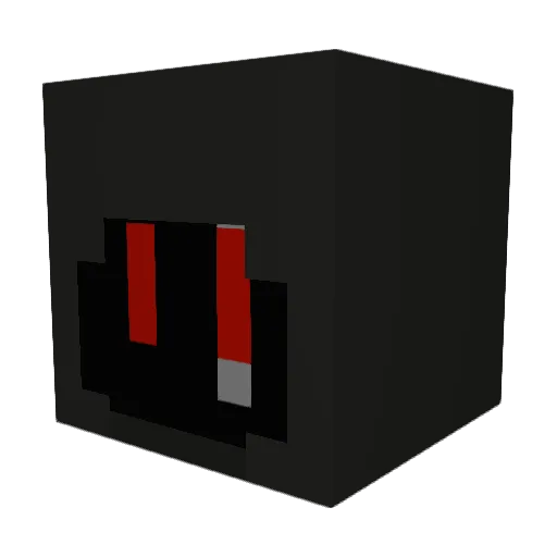 TimeMasterShadow Minecraft avatar head, 3D render