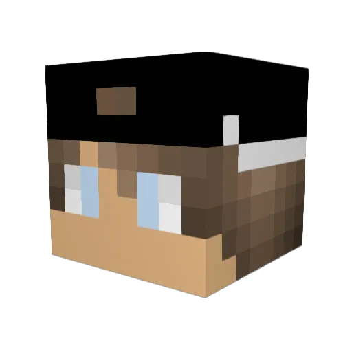 TimeOfTheApes97 Minecraft avatar head, 3D render