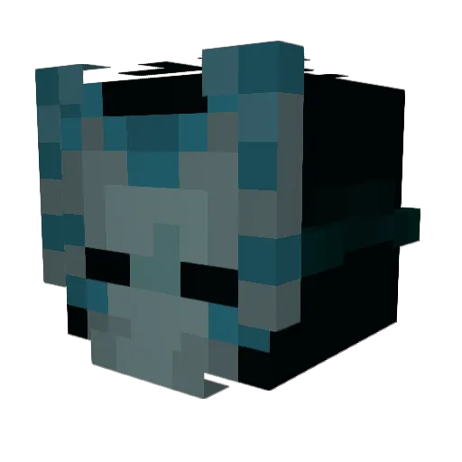 TimeScatter Minecraft avatar head, 3D render