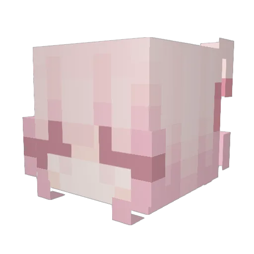 TimeScripts Minecraft avatar head, 3D render