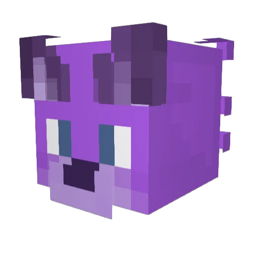 TimeSeb Minecraft avatar head, 3D render