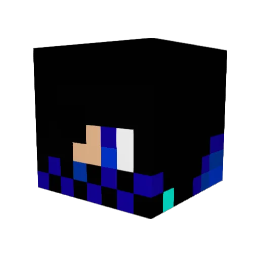 TimeTechno_Fabi Minecraft avatar head, 3D render