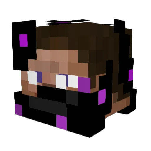 TimeTigerRio Minecraft avatar head, 3D render
