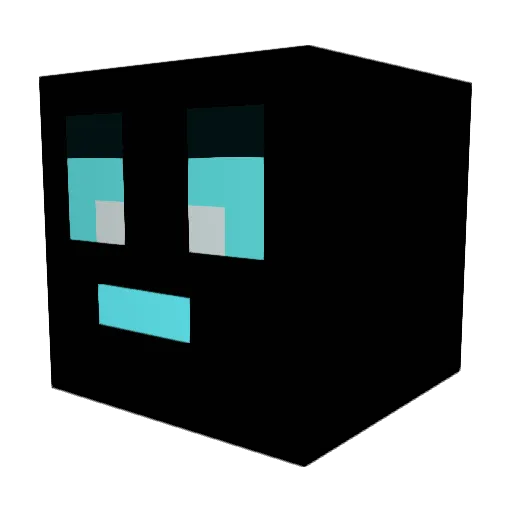 TimeToggled Minecraft avatar head, 3D render